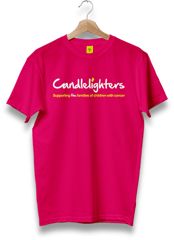 Pink candlelighters tshirt