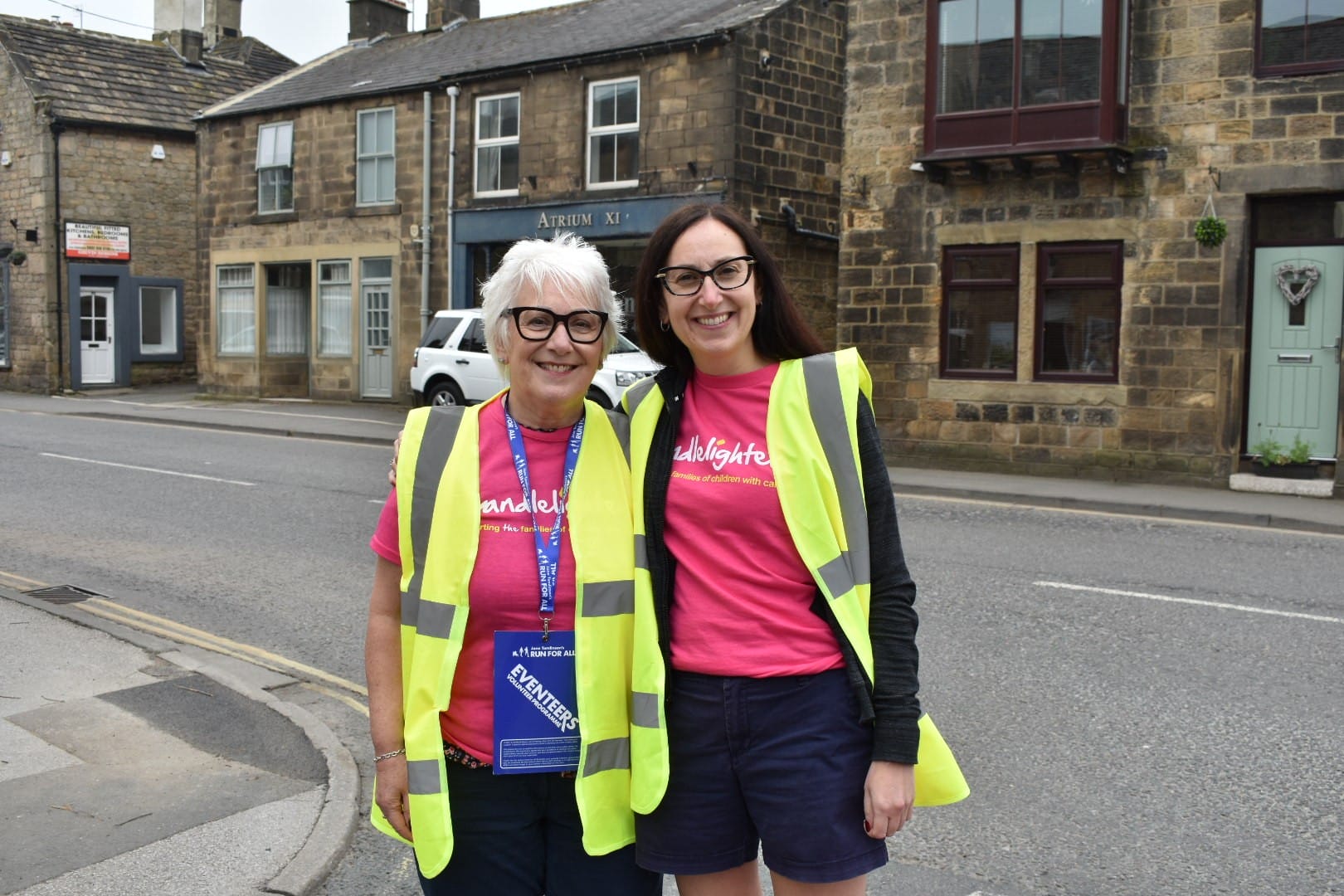 Kim and Lisa at Rob Burrow