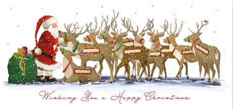 Santa's Helpers - Christmas cards