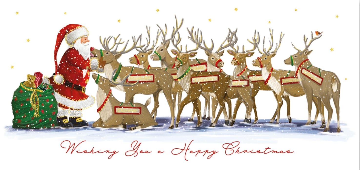 Santa's Helpers - Christmas cards