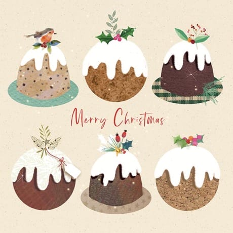 Christmas Puds - Christmas cards