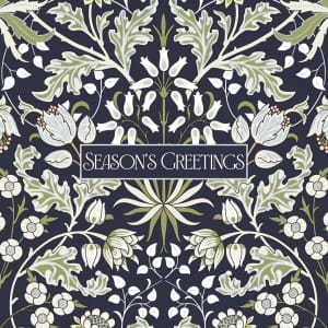 Morris Snowdrop - Christmas cards
